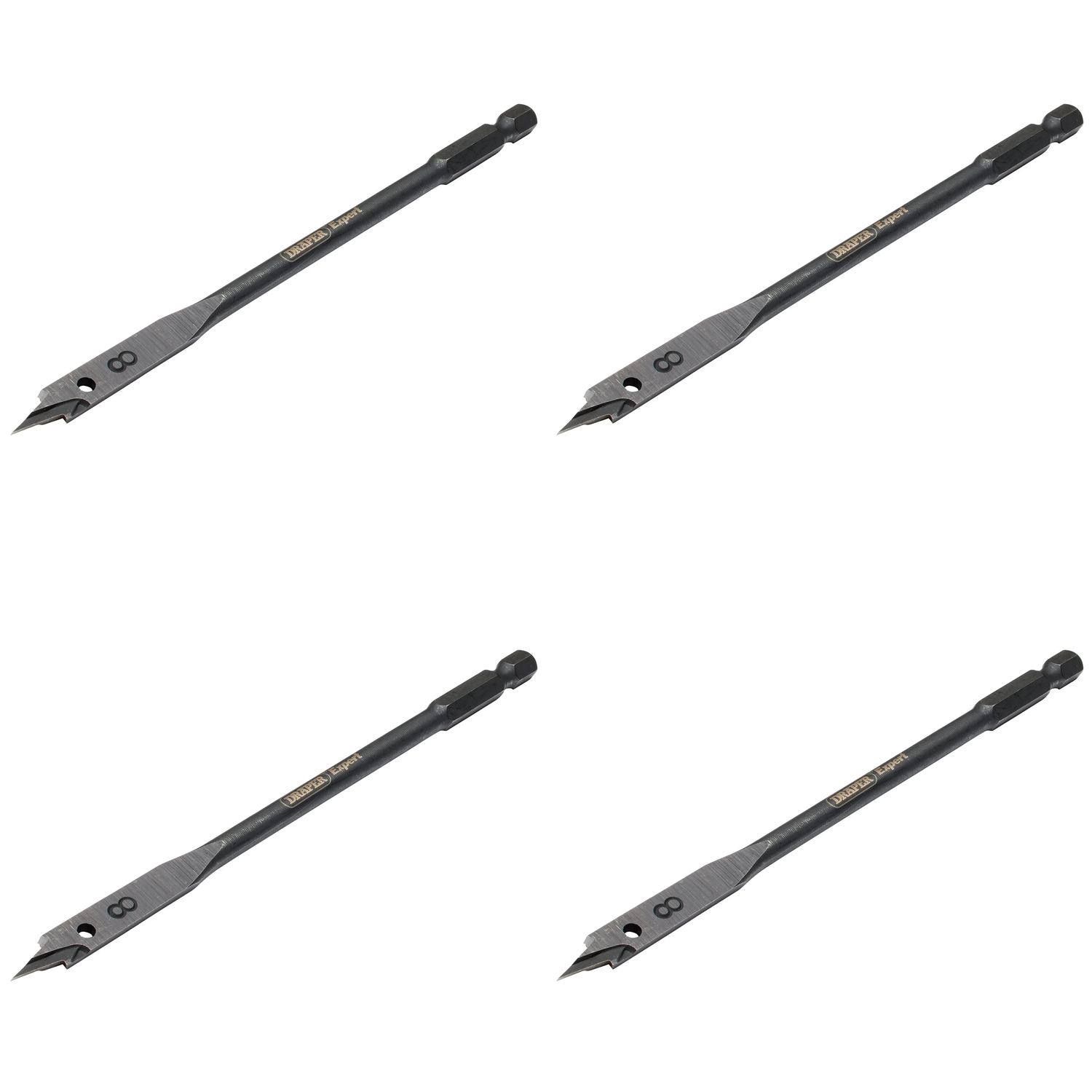 Draper Expert Flat Wood Bit, 8 x 150mm - FB102