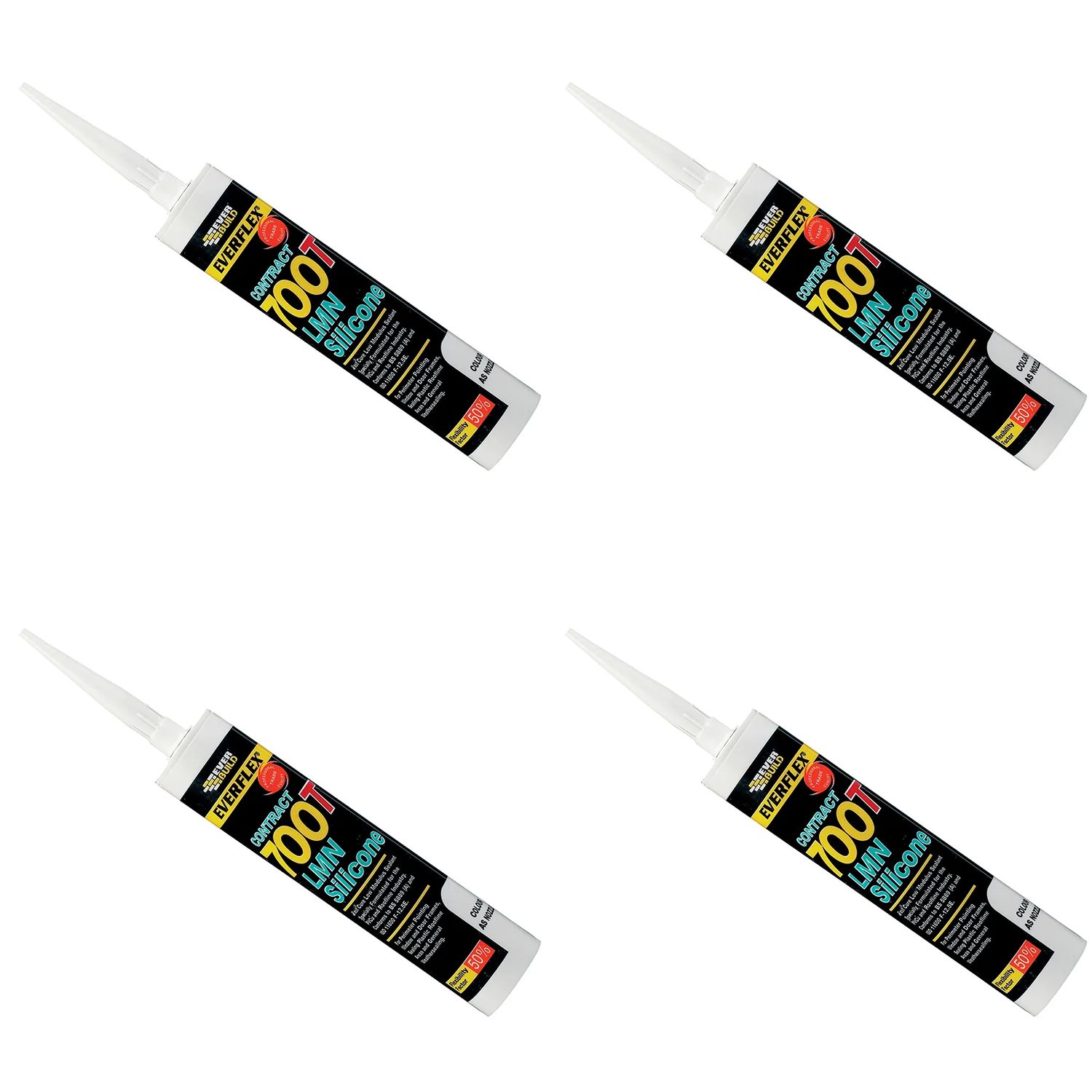 Everbuild Sika LMN Silicone 700T White 300ml - 486161