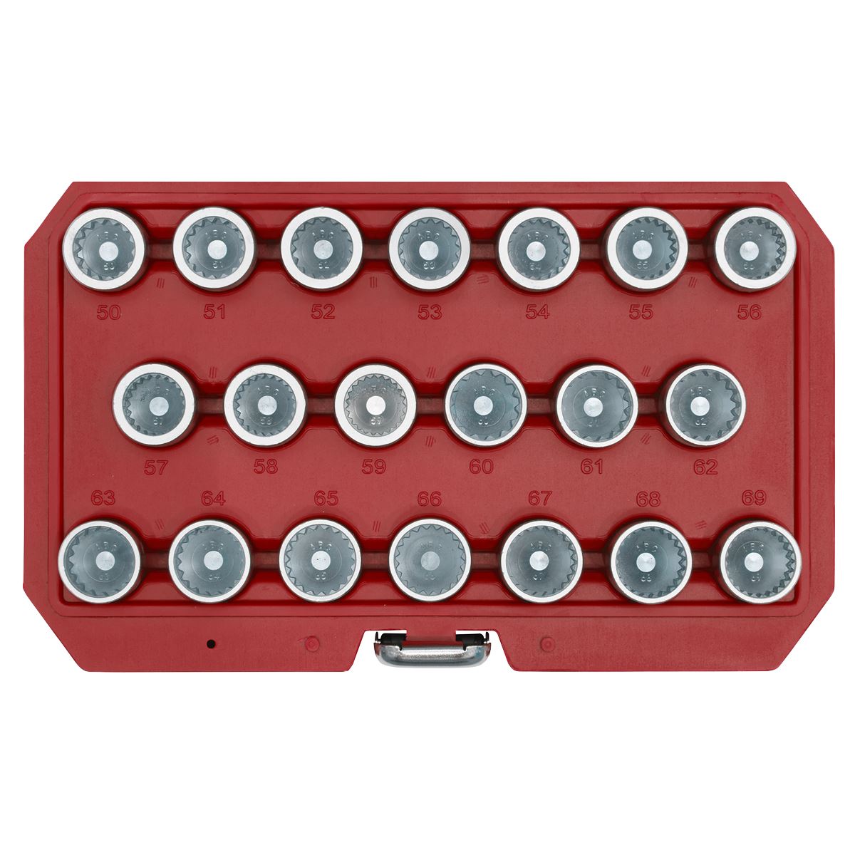 Sealey Locking Wheel Nut Key Set 20pc Porsche SX221