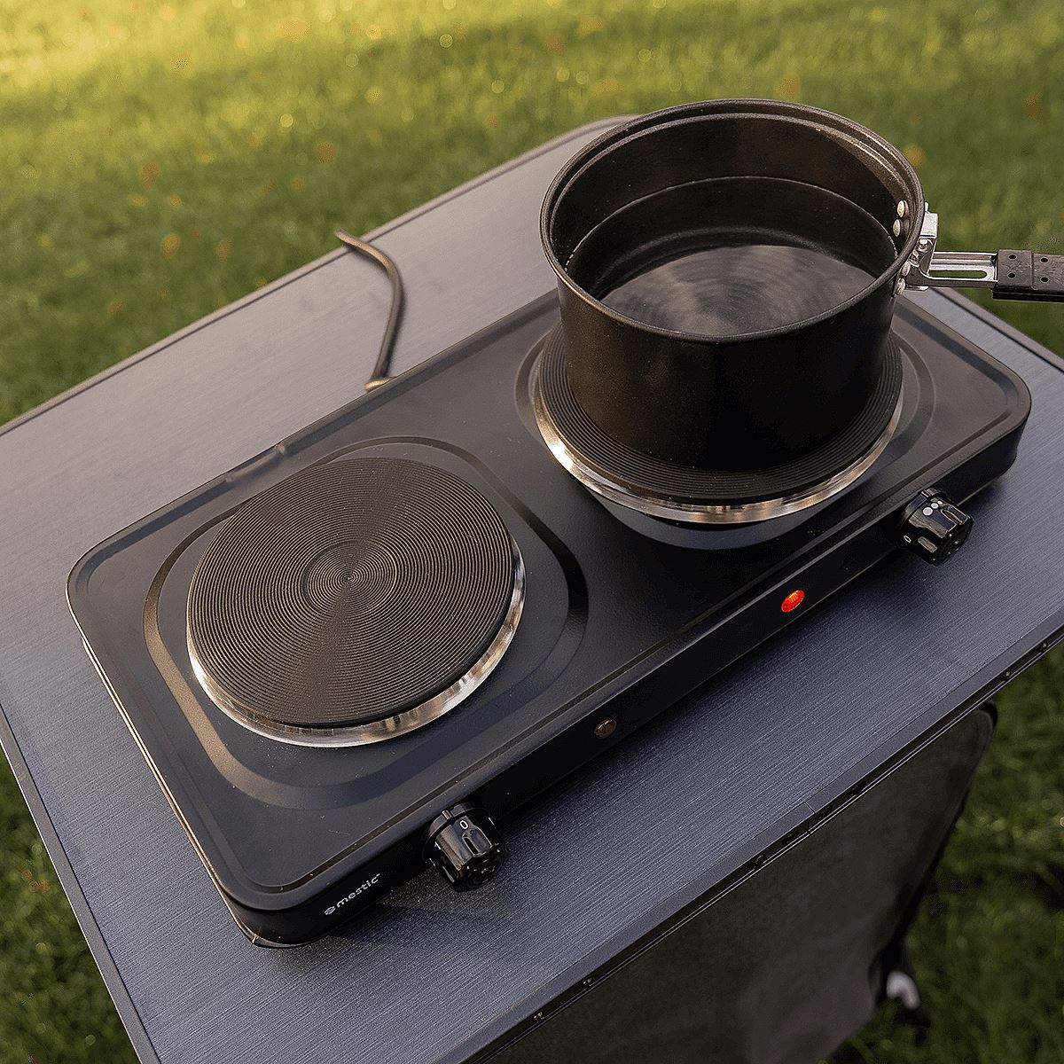 Mestic Double Hotplate Stove Mkt-200 Uk