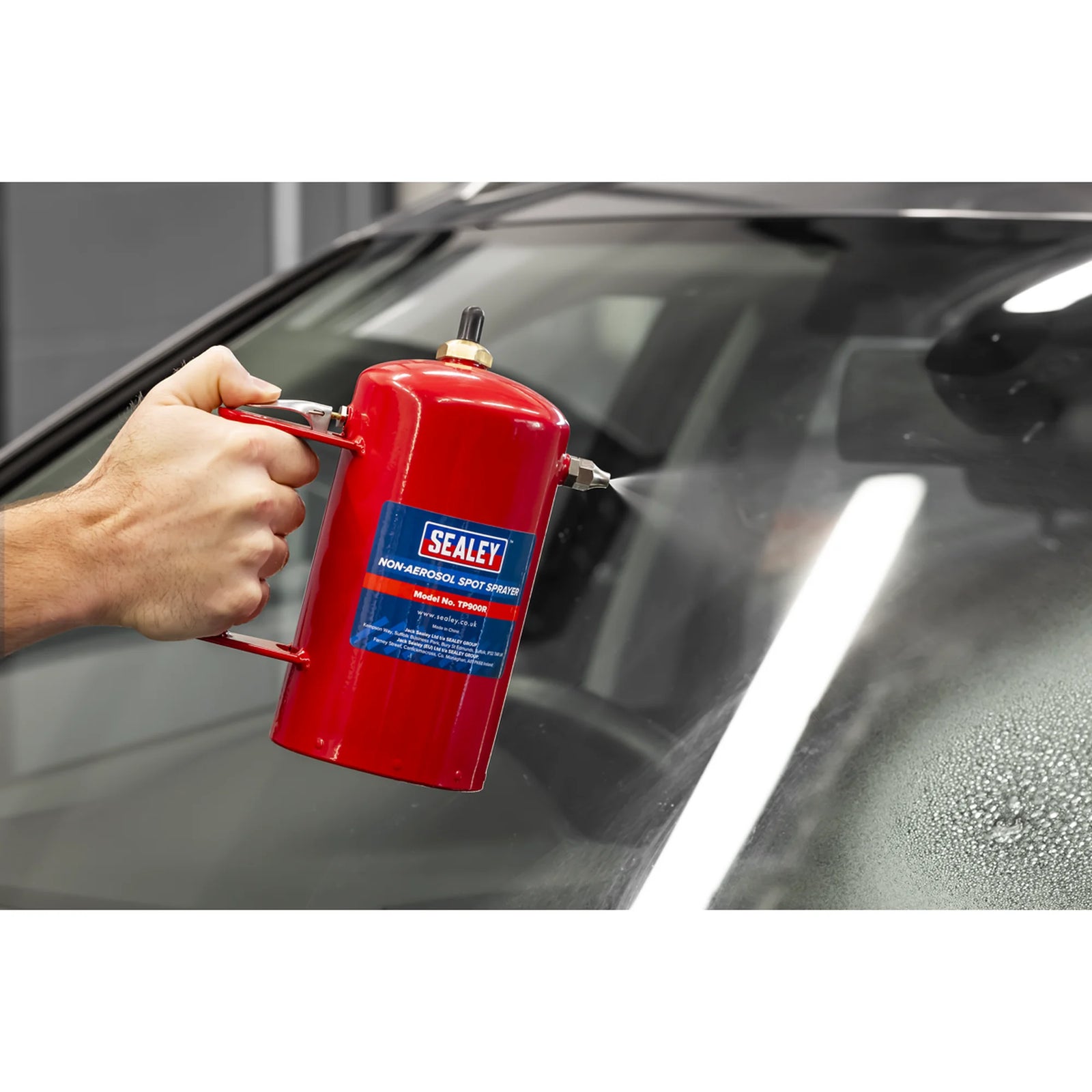Sealey Non-Aerosol Spot Sprayer TP900R 1L Red