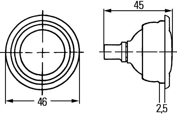 Hella Interior Light 2AB 004 074-027