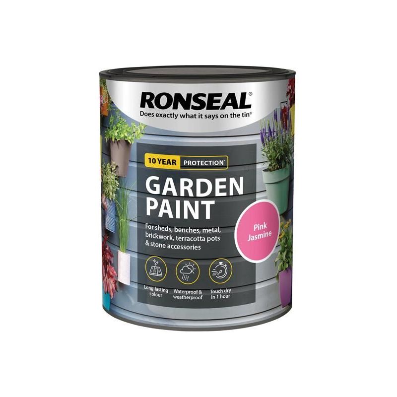 Ronseal Garden Paint Pink Jasmine 750ml