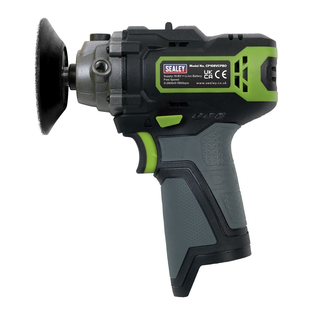 Sealey Cordless Polisher75mm 10.8V 2Ah SV10.8 Series CP108VCP