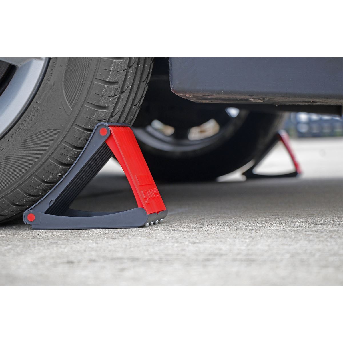 Sealey Folding Wheel Chocks Pair WCF01