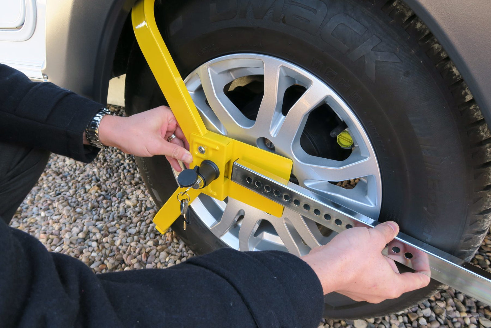Milenco Lightweight Wheelclamp – Trailer 8"–10" Wheels – Insurance Approved – Code 0970