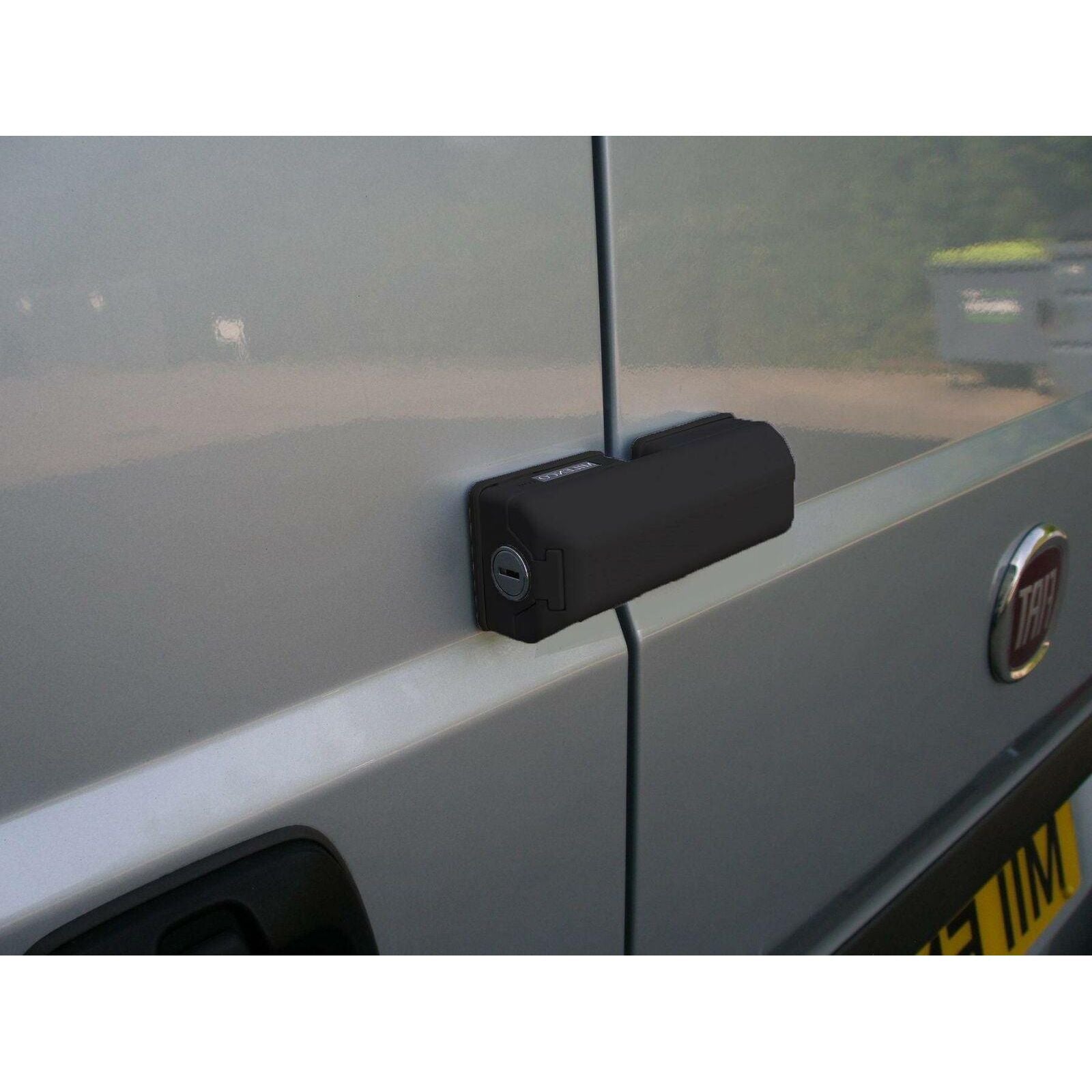 Milenco Van Door Deadlock - Black Single for Caravan, Motorhome, and Conversion