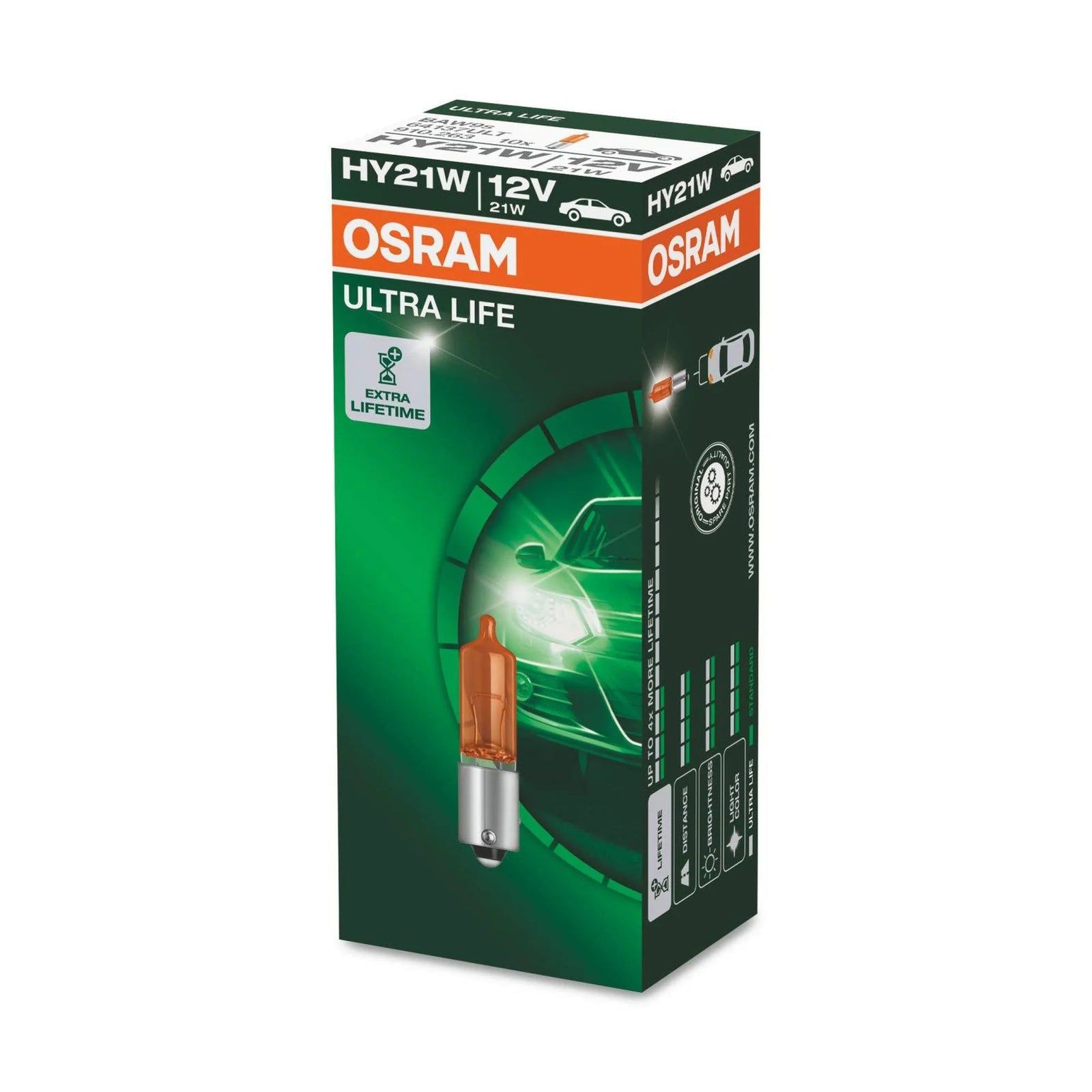 Osram Headlight 64137 ULT Original HY21W 12V