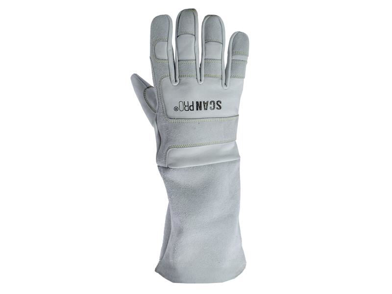 Scan Premium Leather Welding Gloves - XL (Size 10)