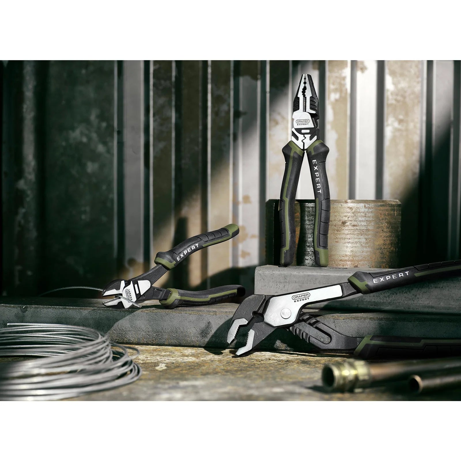 Draper Expert High Leverage Pliers Set with Water Pump Pliers (3 Piece)