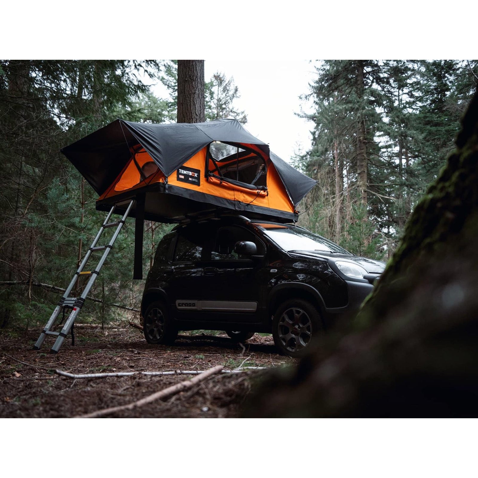 TentBox Lite 2.0 (Sunset Orange) 2 Person Roof Tent
