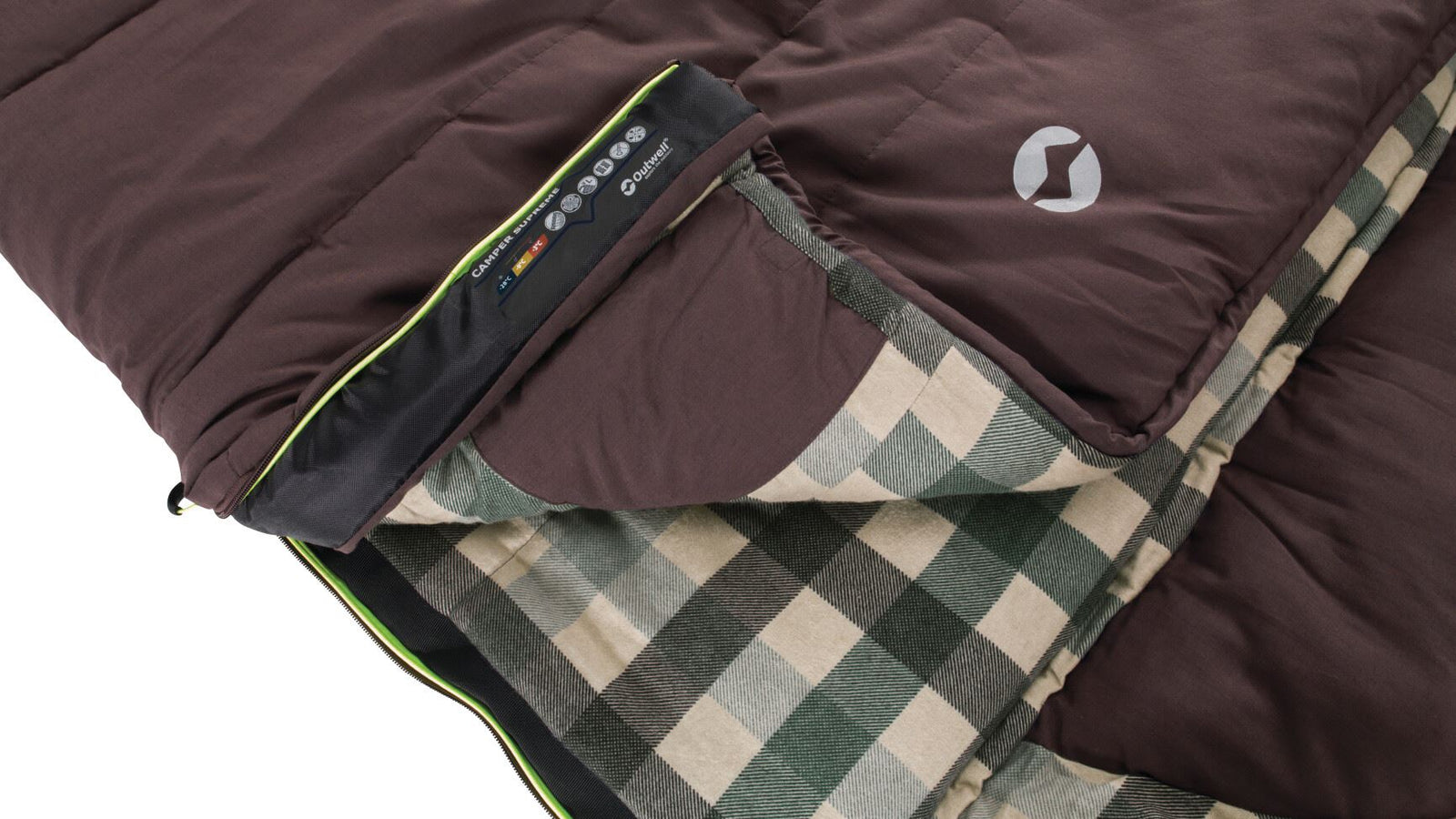 Outwell Camper Supreme Brown Single Sleeping Bag