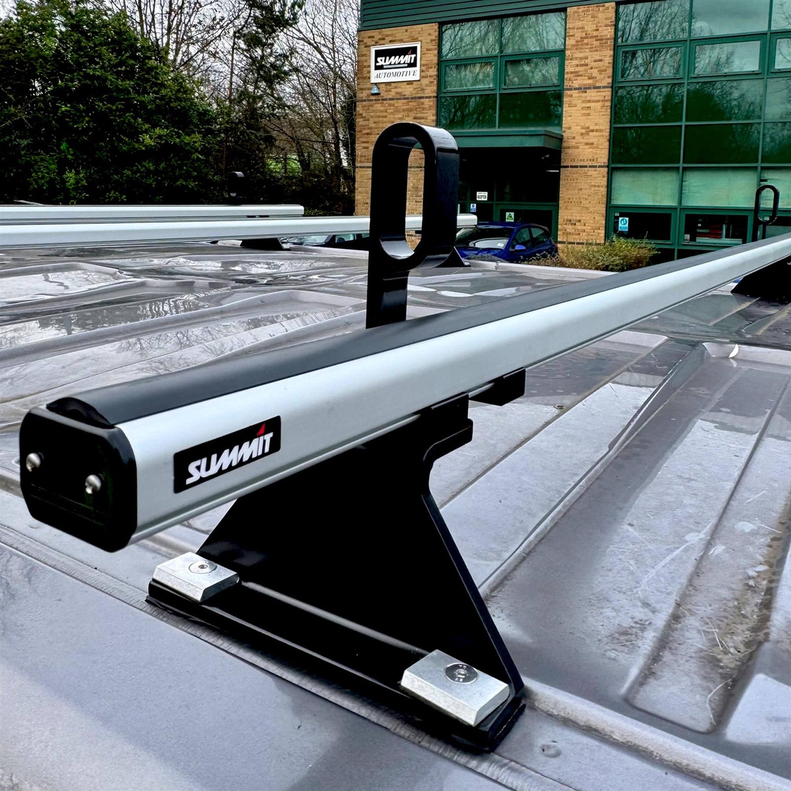 Summit Commercial 3 x Aluminium Fixed Point Roof Bars Rack 1.5m SULC-007