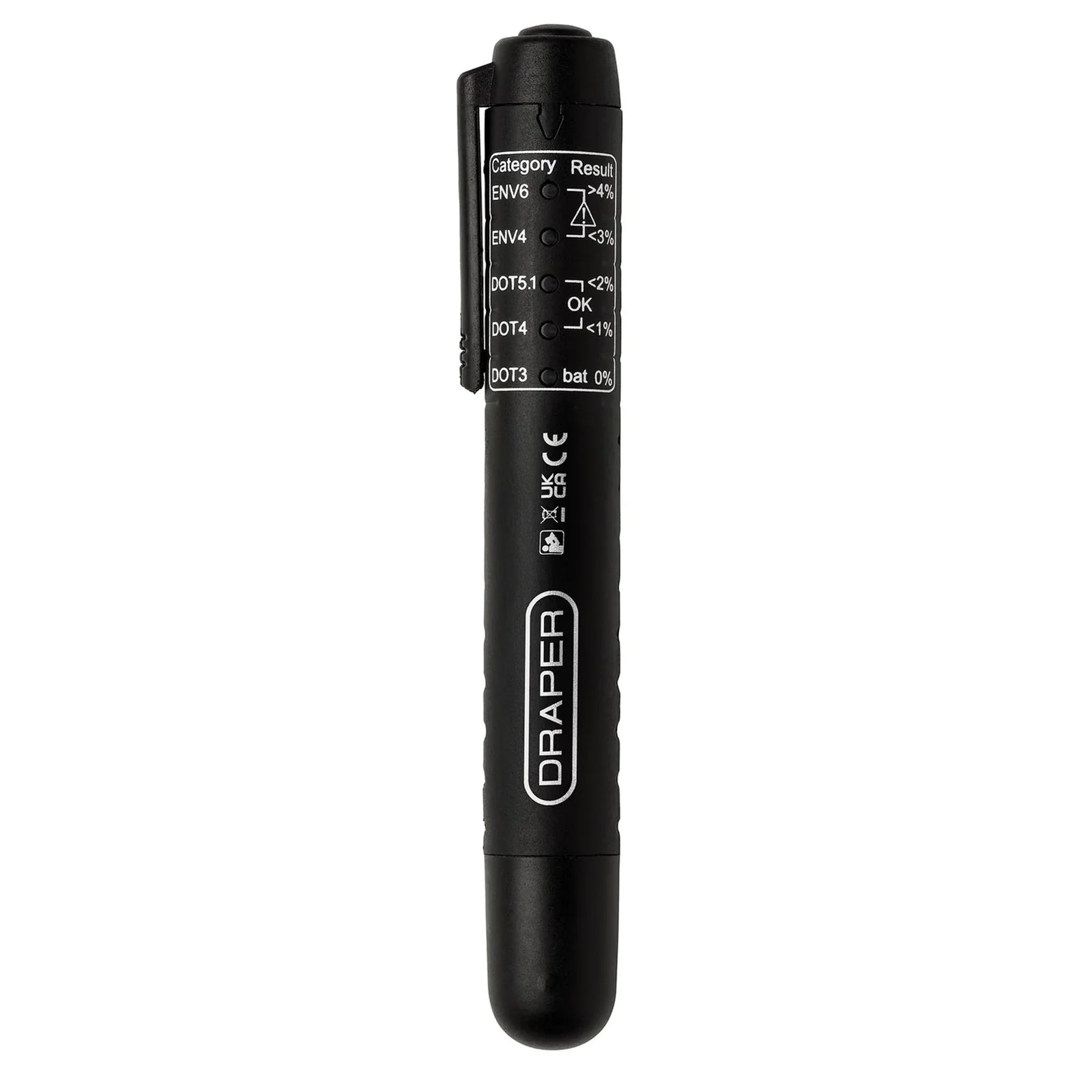 Draper Brake Fluid Tester BFTP - Pocket-Sized Moisture Detector