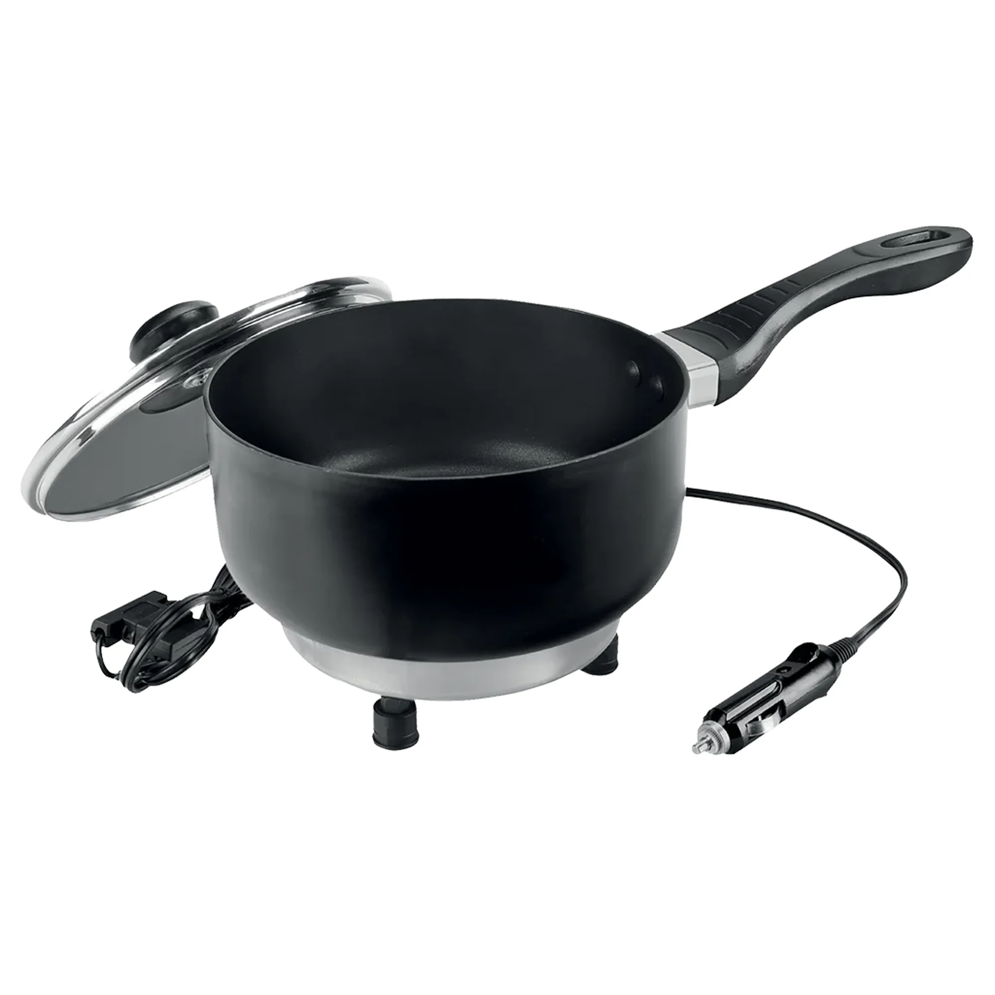 Quest 12V Saucepan with Lid - Portable Cooking Pot