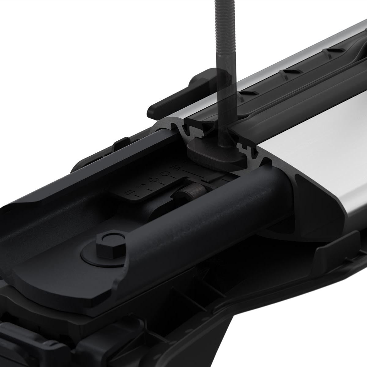 Thule WingBar Edge Roof Bars Aluminum fits Citroën Berlingo Multispace 2019- 5 doors with Raised Rails