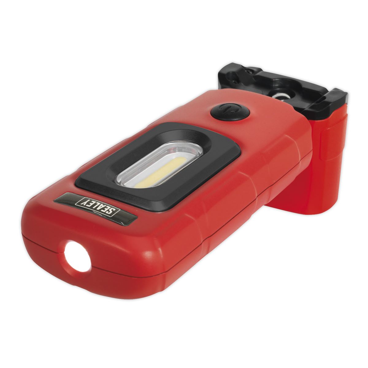 Sealey Rechargeable LED Inspection Lamp 360 COB Work Light Super Bright Red