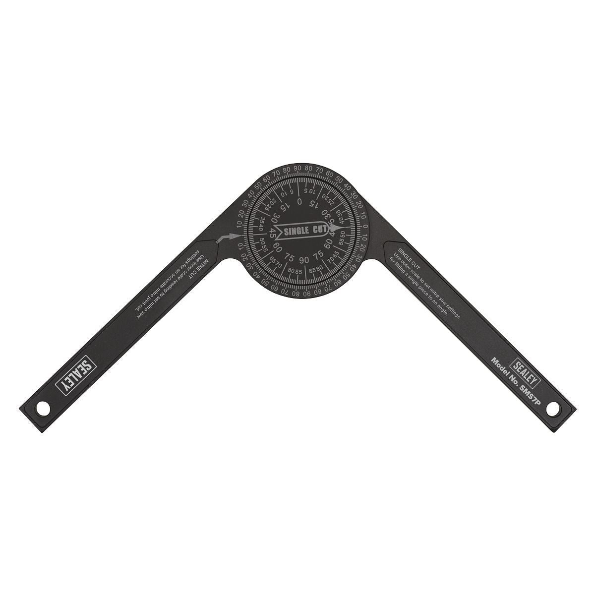Sealey Mitre Saw Protractor Aluminium SMS7P