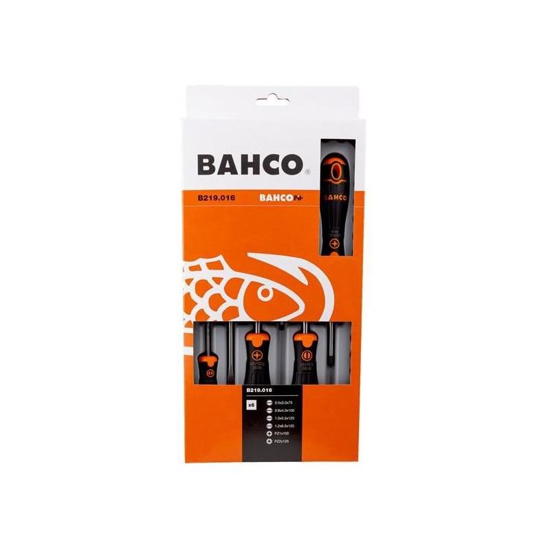 Bahco B219.016 BAHCOFIT Screwdriver Set, 6 Piece