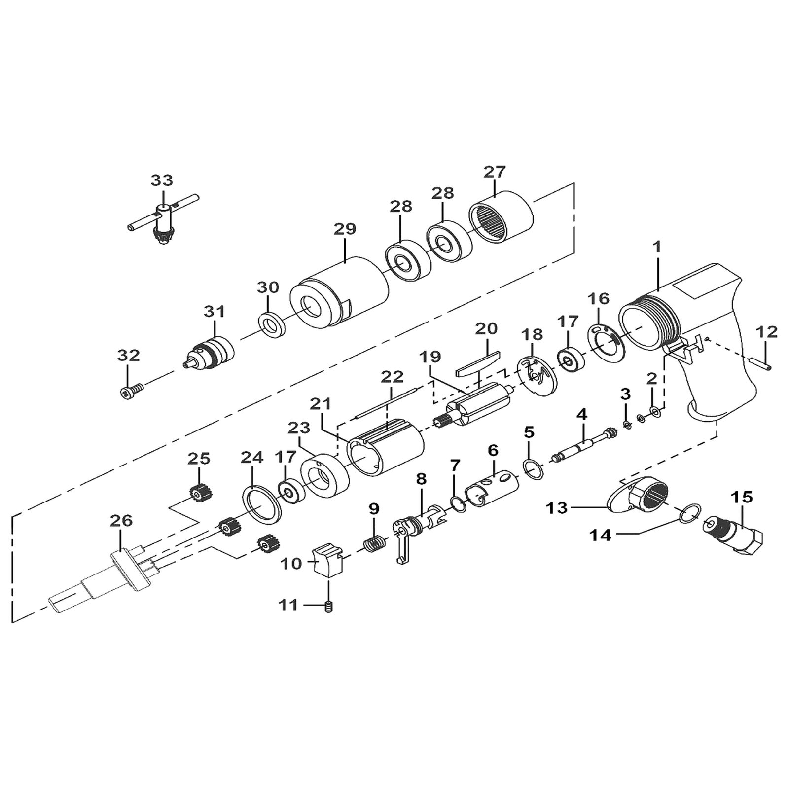 Sealey Reverse Lever SA24.V3-08