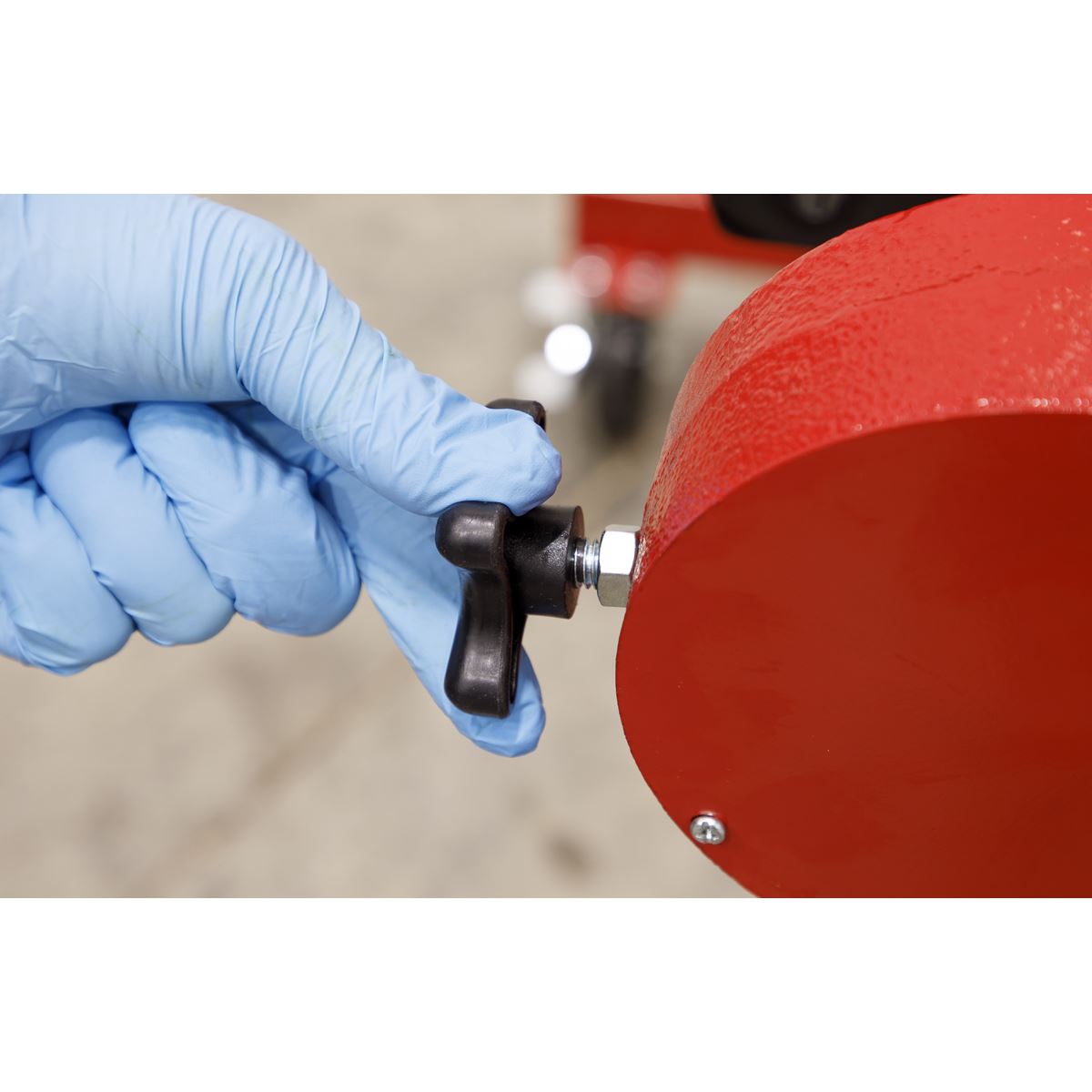 Sealey Folding 360ï Rotating Engine Stand with Geared Handle Drive 450kg Capacit