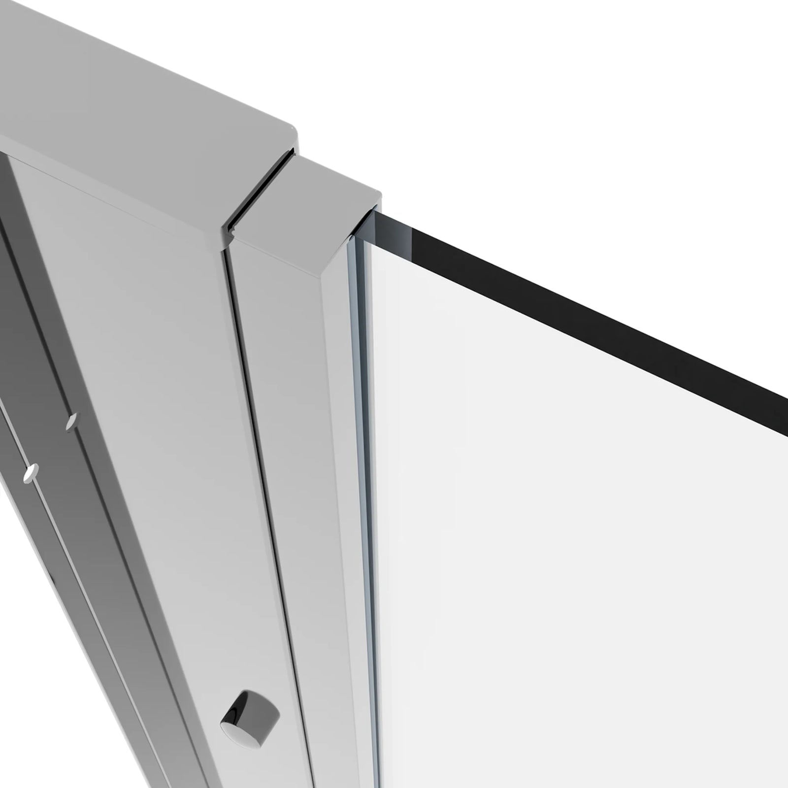 Baridi Side Panel for Sliding Shower Doors 80x185cm DH296