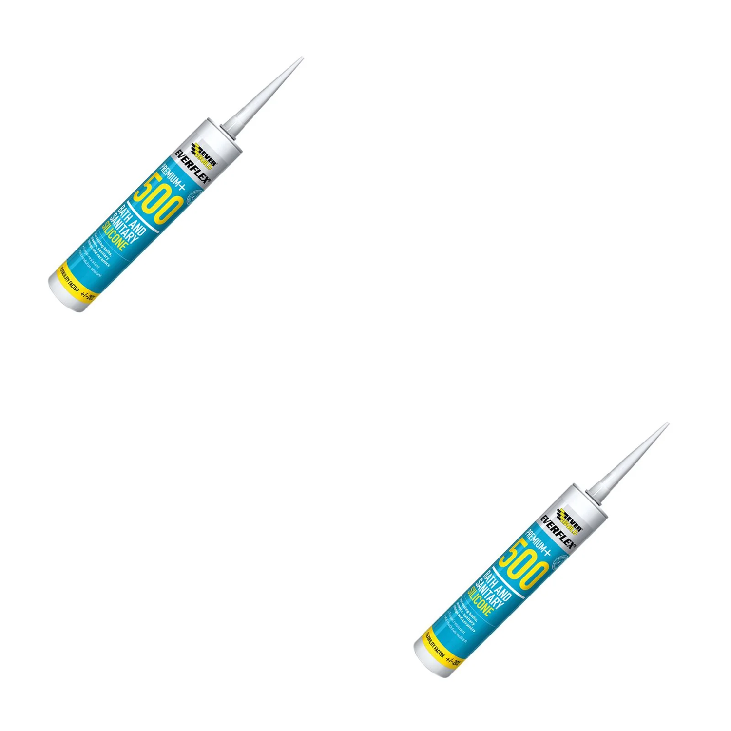 Everbuild Sika Bath & Sanitary Silicone White 310ml - 484842