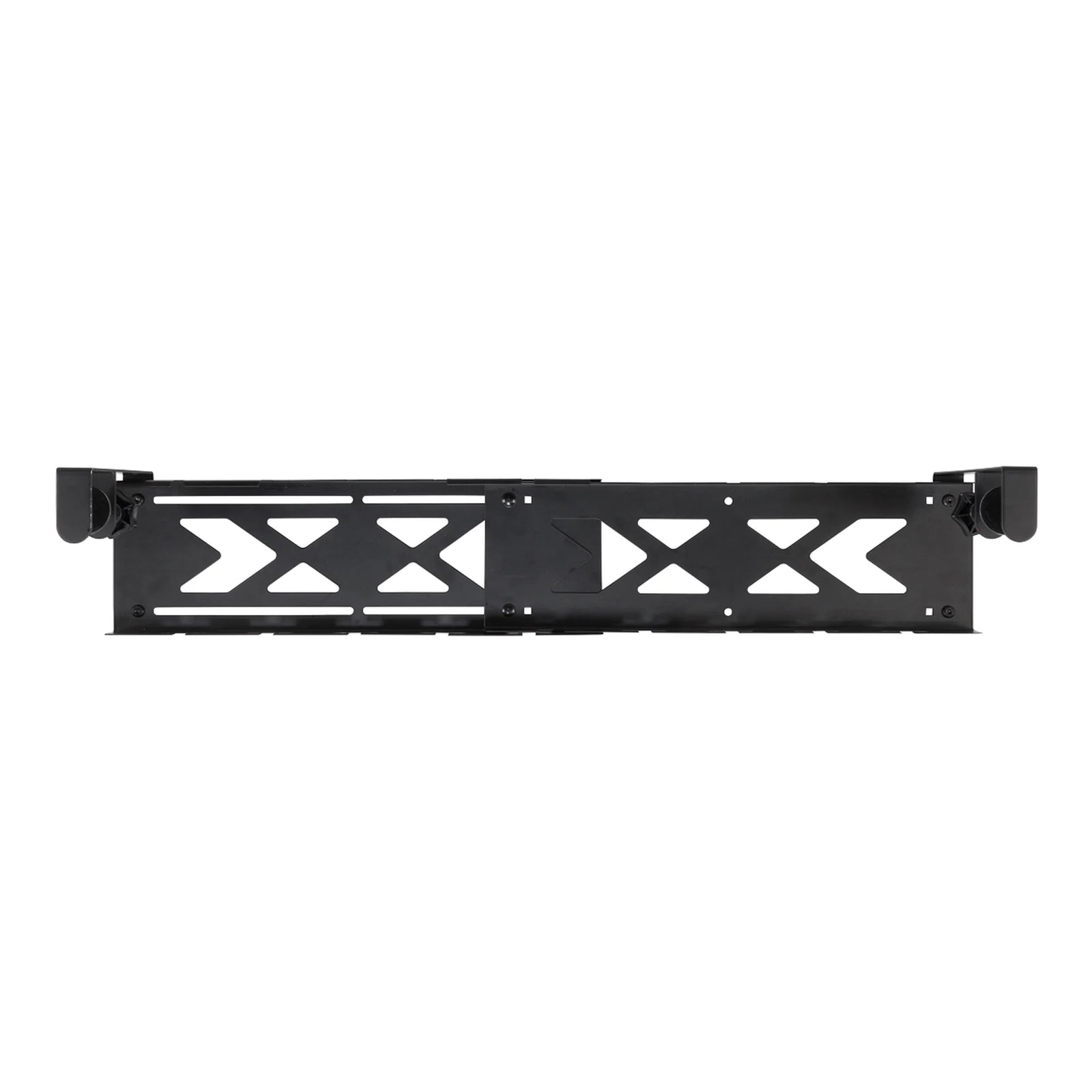 Dellonda Cable Management Tray Extendable 435/730mm - Black