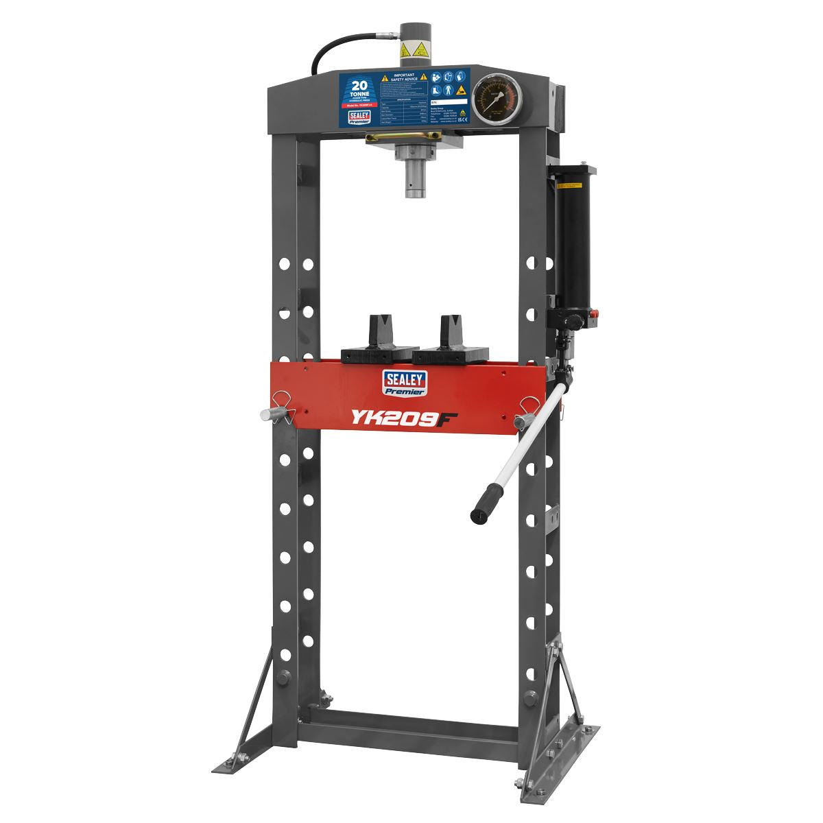 Sealey Hydraulic Press 20 Tonne Floor Type YK209F