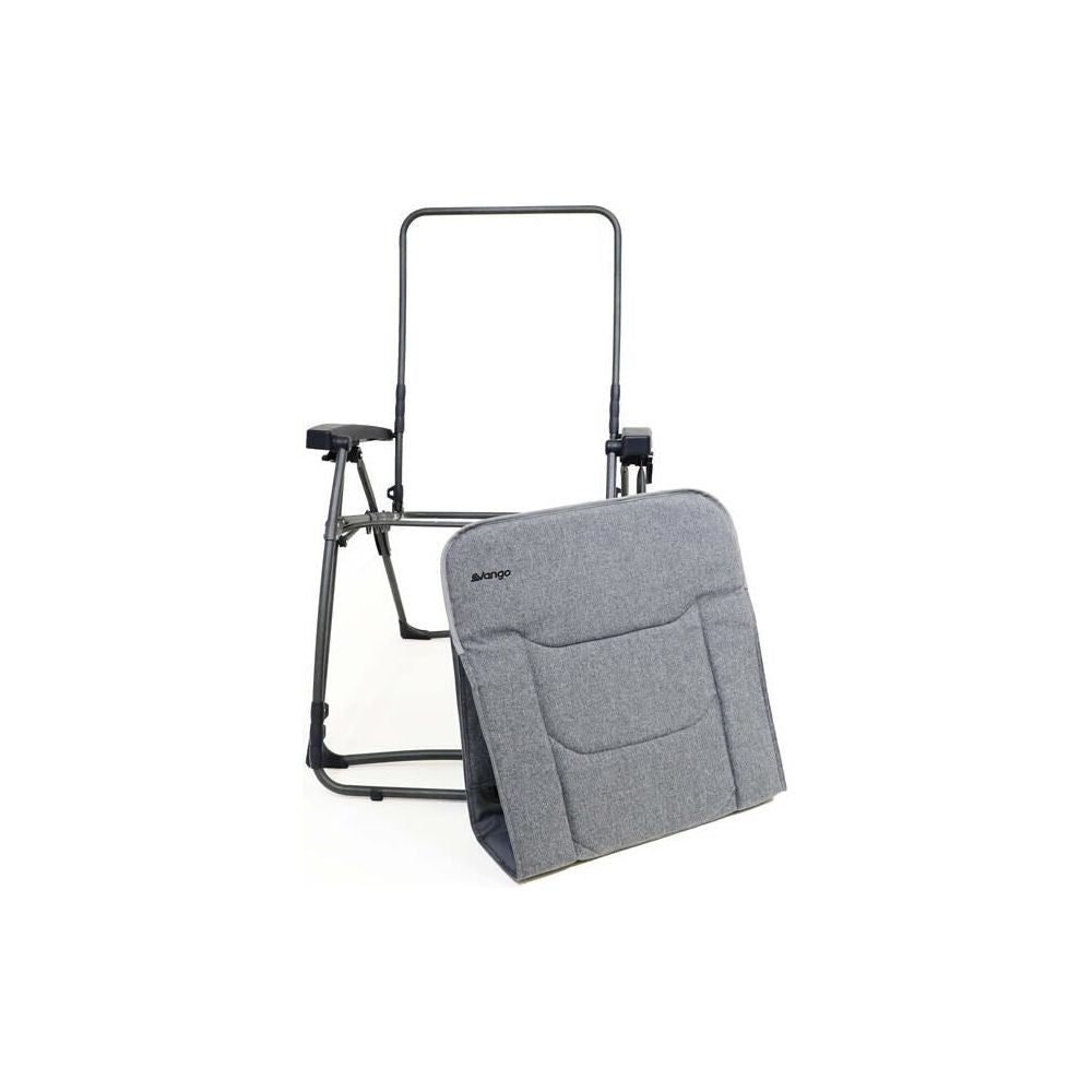 Vango Riviera Camping Lounger Heather Grey Chair