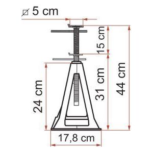 Fiamma Plastic Jack Stands (4) 00680C01G