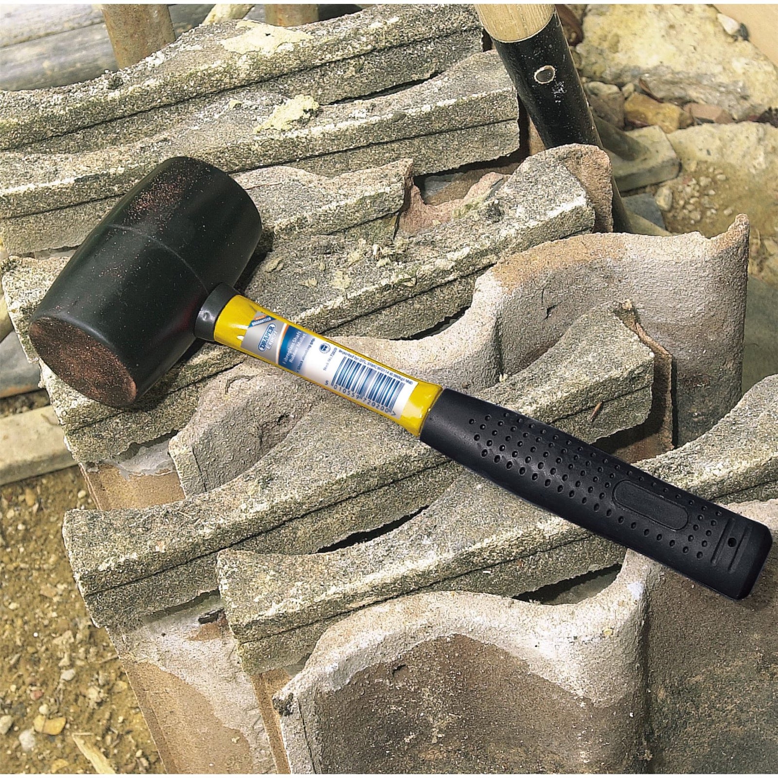 Draper Rubber Mallet with Fibreglass Shaft, 680g/24oz 72020