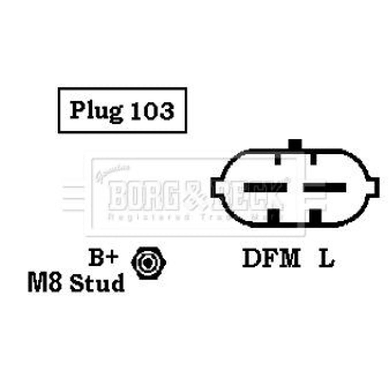 Borg & Beck Car Alternator 12V BBA2575