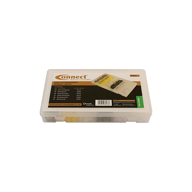 Connect for Renault Assorted Trim Clips 300pc 36033