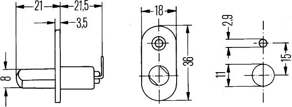 Hella Door Contact Switch 6ZF 005 388-001