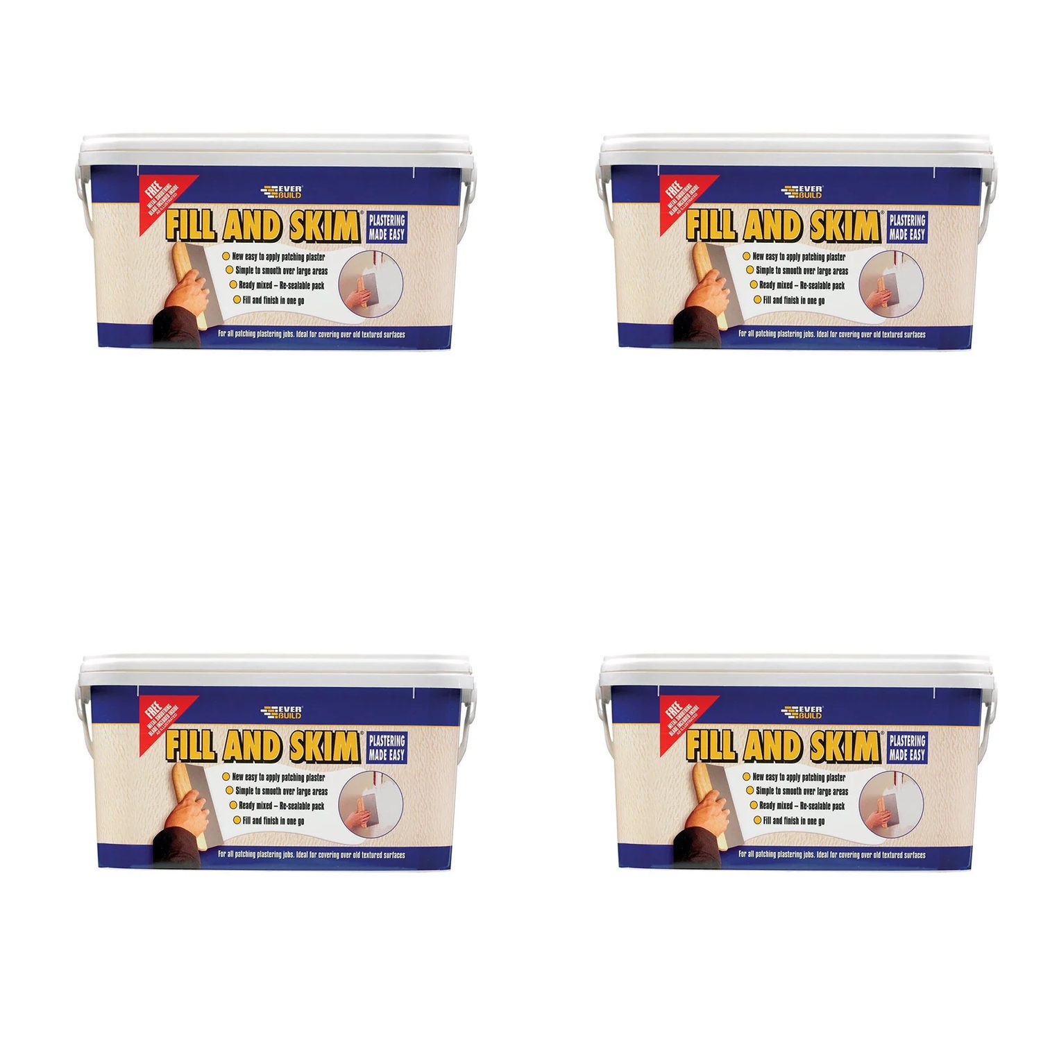 Everbuild Sika Fill & Skim Tub 5 litre - 486745