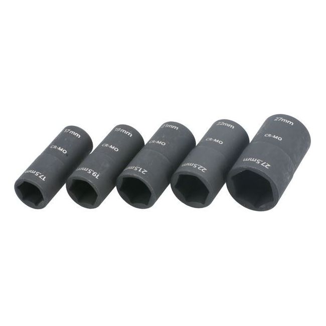 Laser Double Ended Wheel Nut Socket Set 7pc 8698