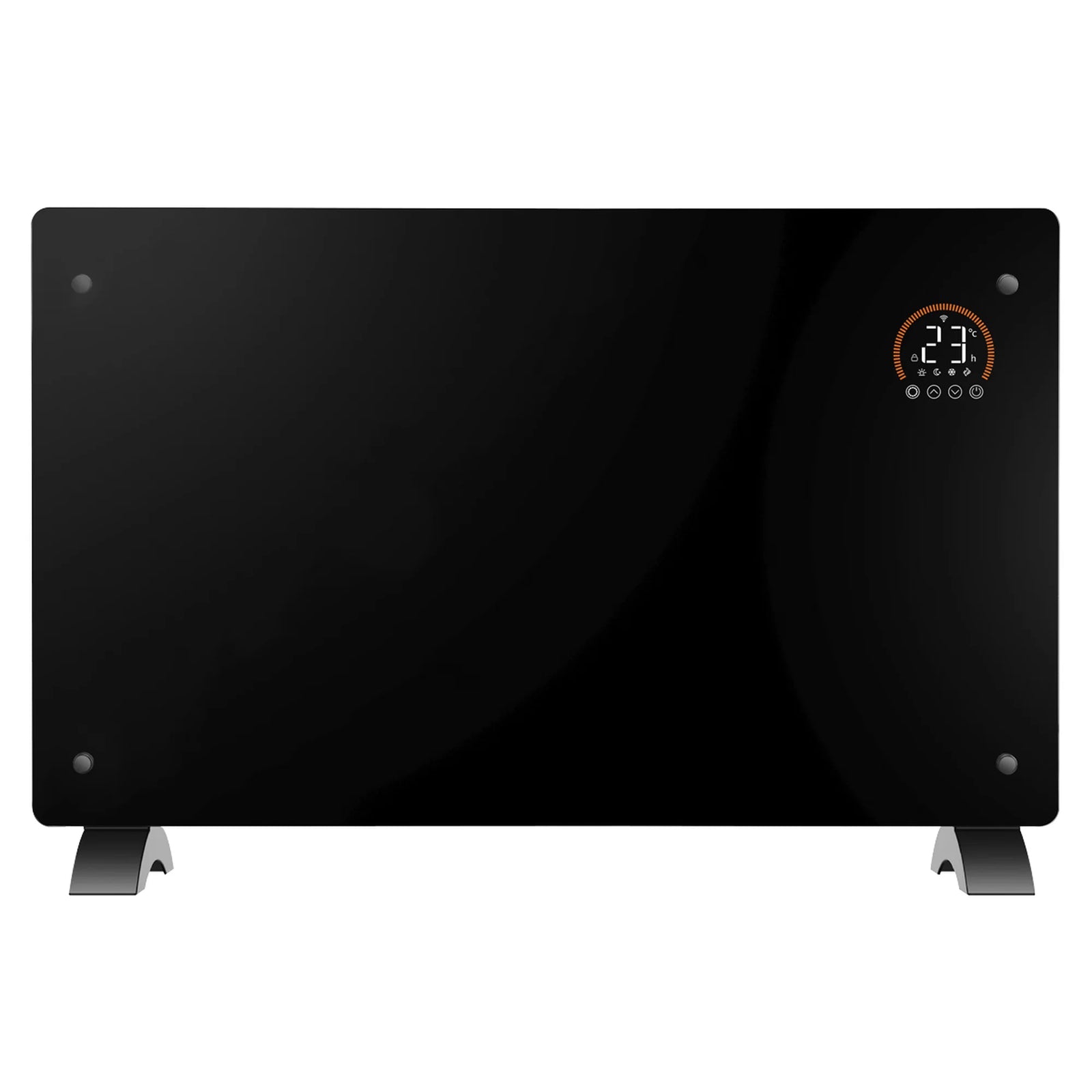 Baridi Electric Glass Panel Heater 2000W Wi-Fi Enabled Black