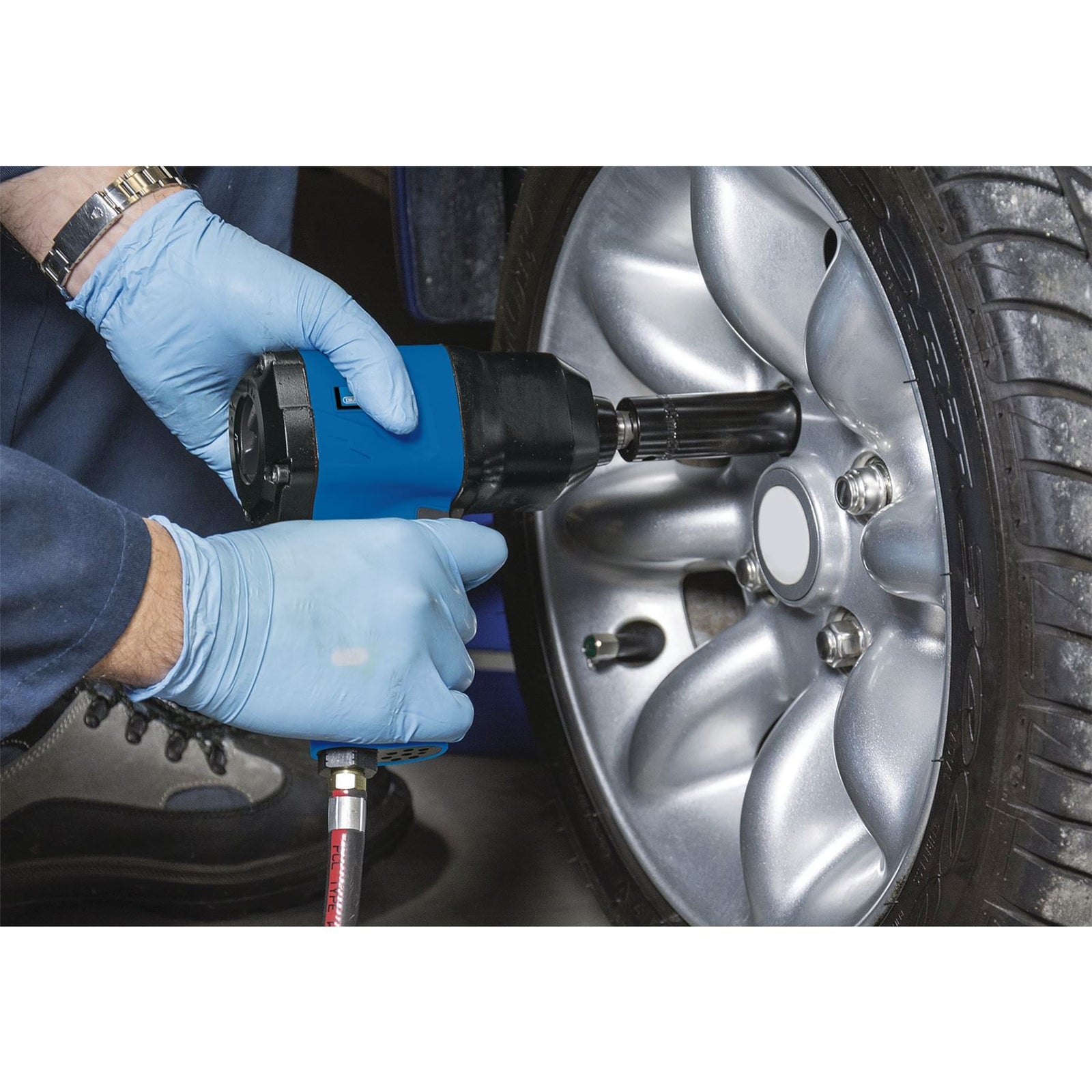 Draper Storm Force Air Impact Wrench with Composite Body, 1/2" Sq. Dr.