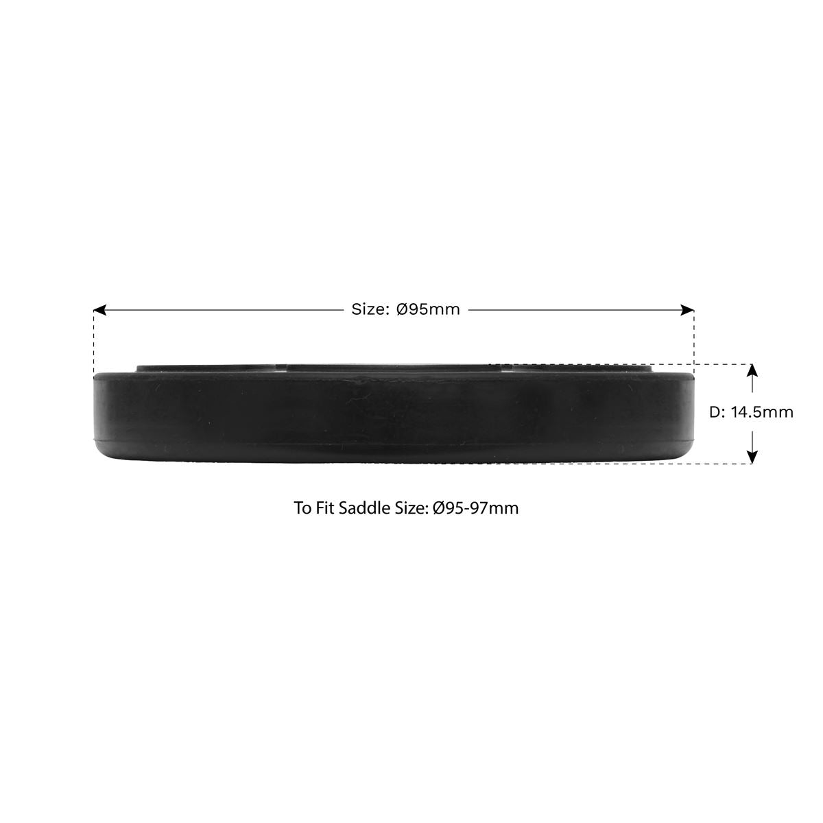 Sealey Safety Rubber Jack Pad Type B JP14