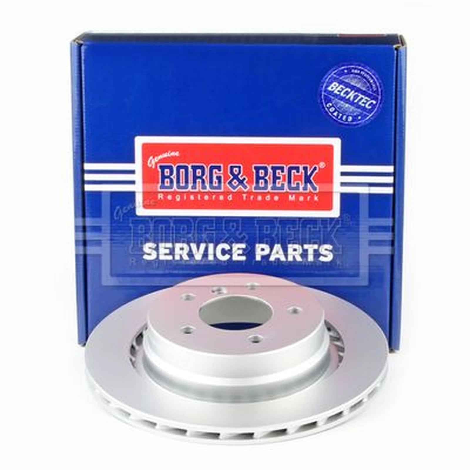 Borg & Beck 2 x Vented Front Brake Discs BBD6033S