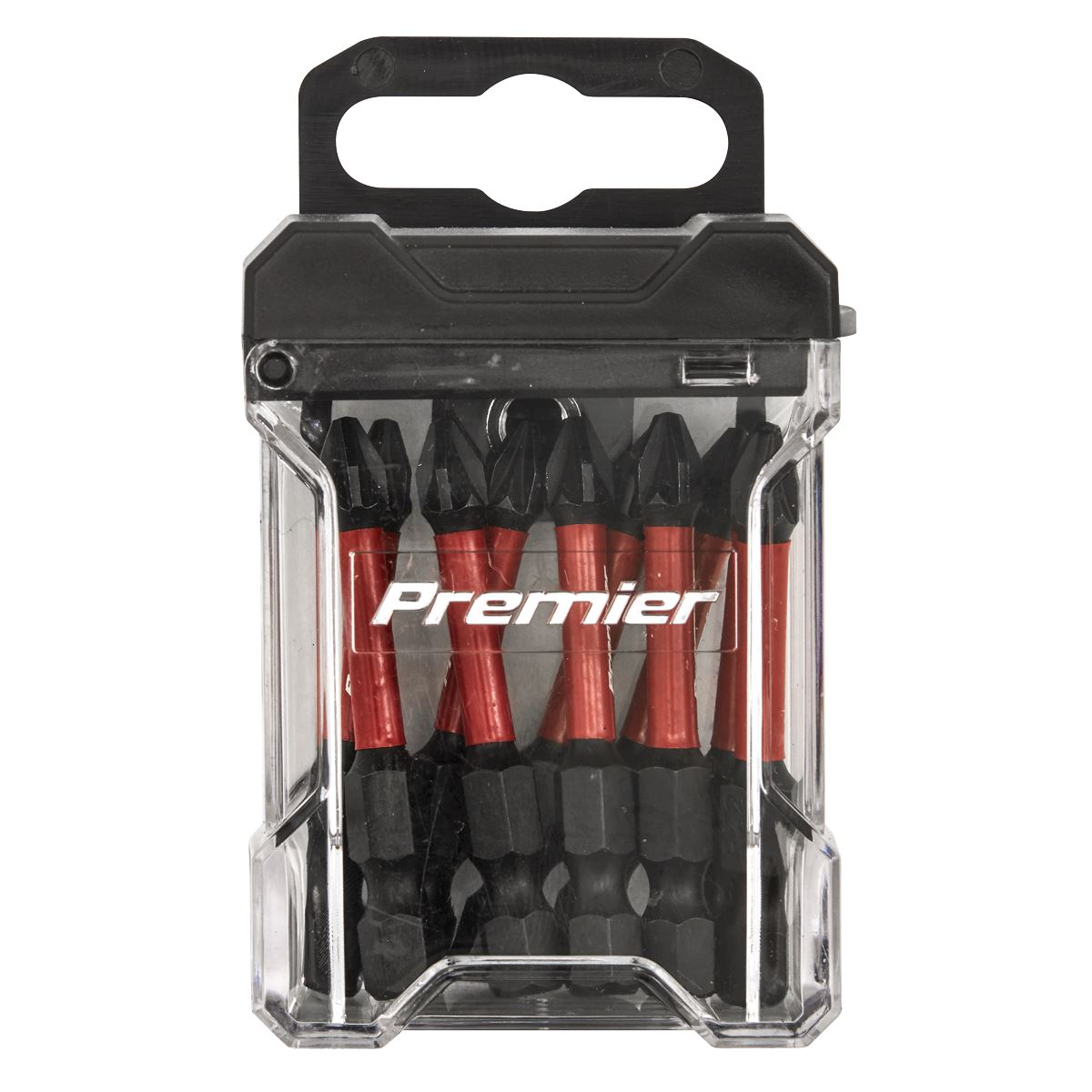 Sealey Pozi #2 Impact Power Tool Bits 50mm 10pc AK8275