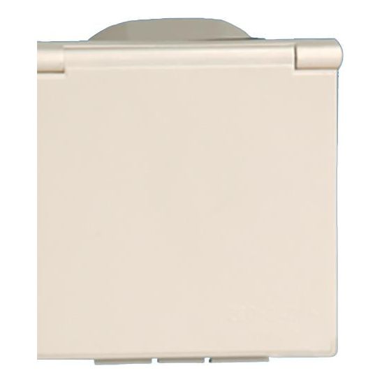 Mains 230V 16A Flush Hook Up Socket White Caravan VW Camper Van VW RV Motorhome