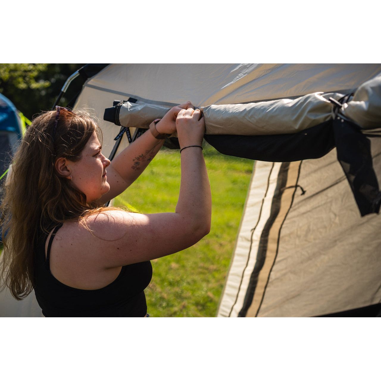 Olpro Cubo v2 - Campervan awning  (Fibreglass Poles)