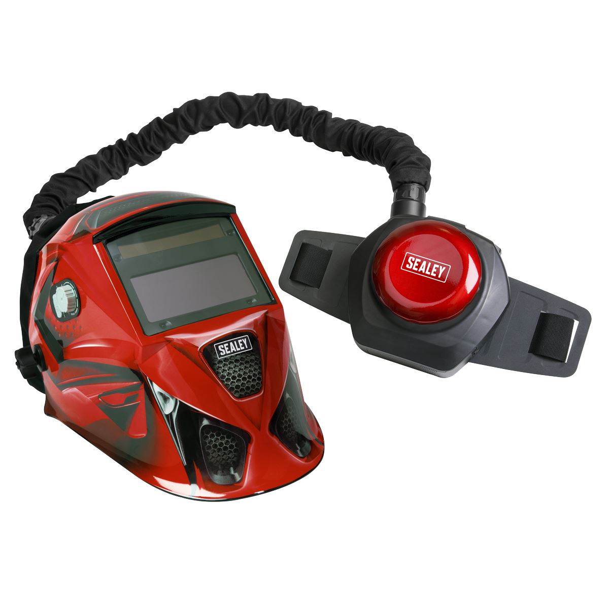 Auto Darkening Welding Helmet with TH2 Powered Air Purifying Respirator (PAPR)