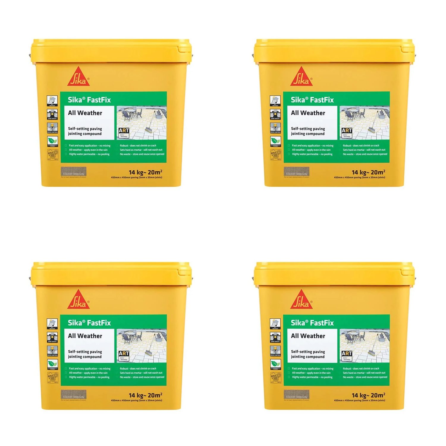Everbuild Sika Sika® FastFix All Weather Deep Grey 14kg - 669016