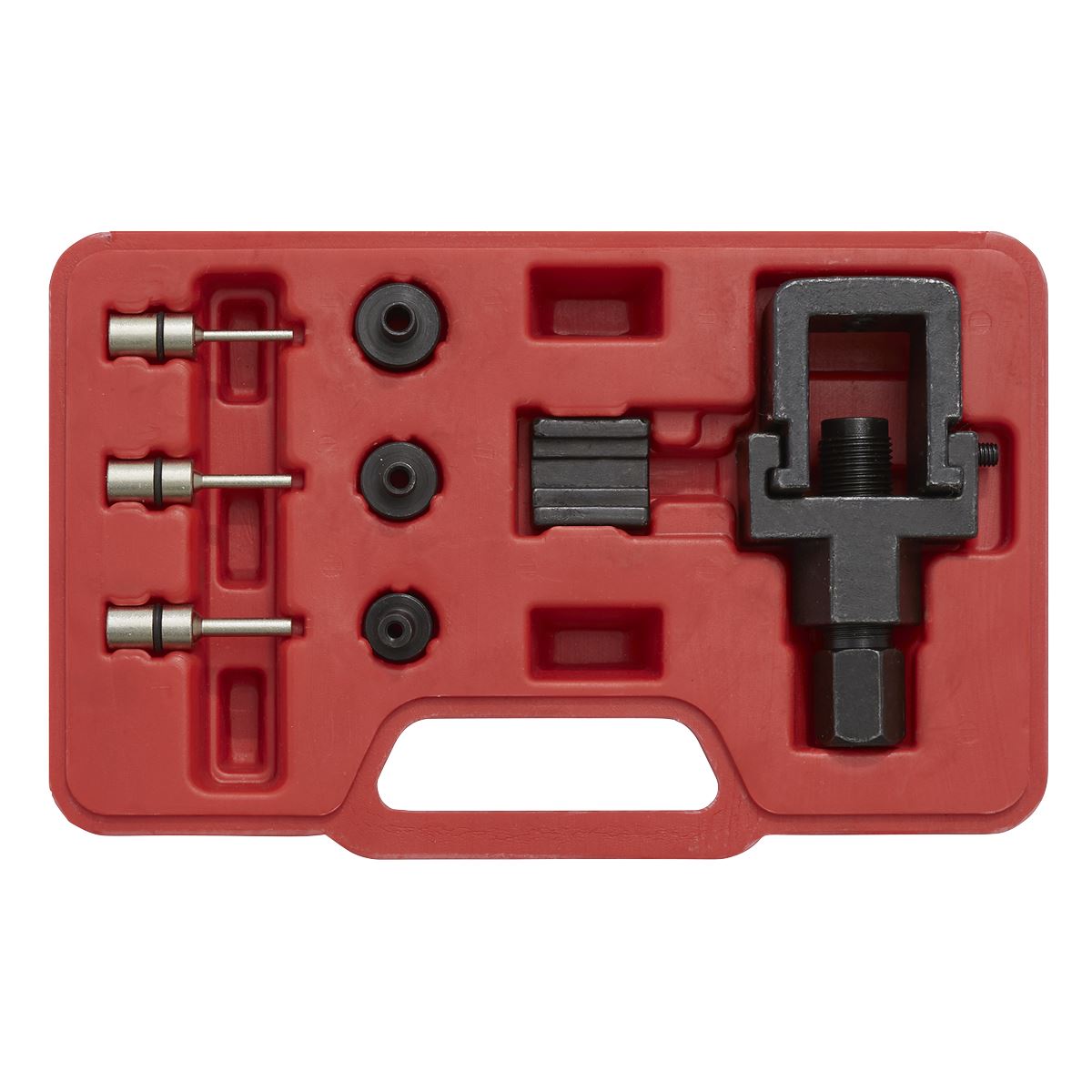Sealey Motorcycle Chain Splitter & Riveting Tool Set Heavy-Duty SMC4