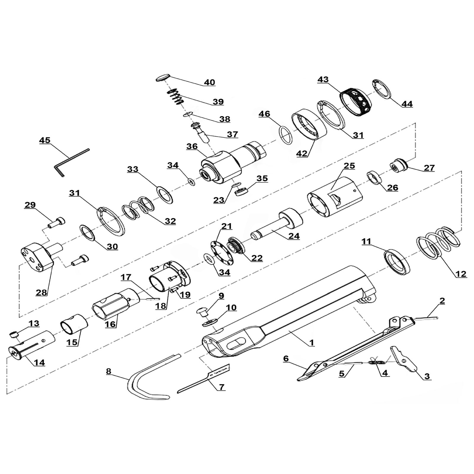 Sealey Grub screw m6x5 (single) GSM65.S