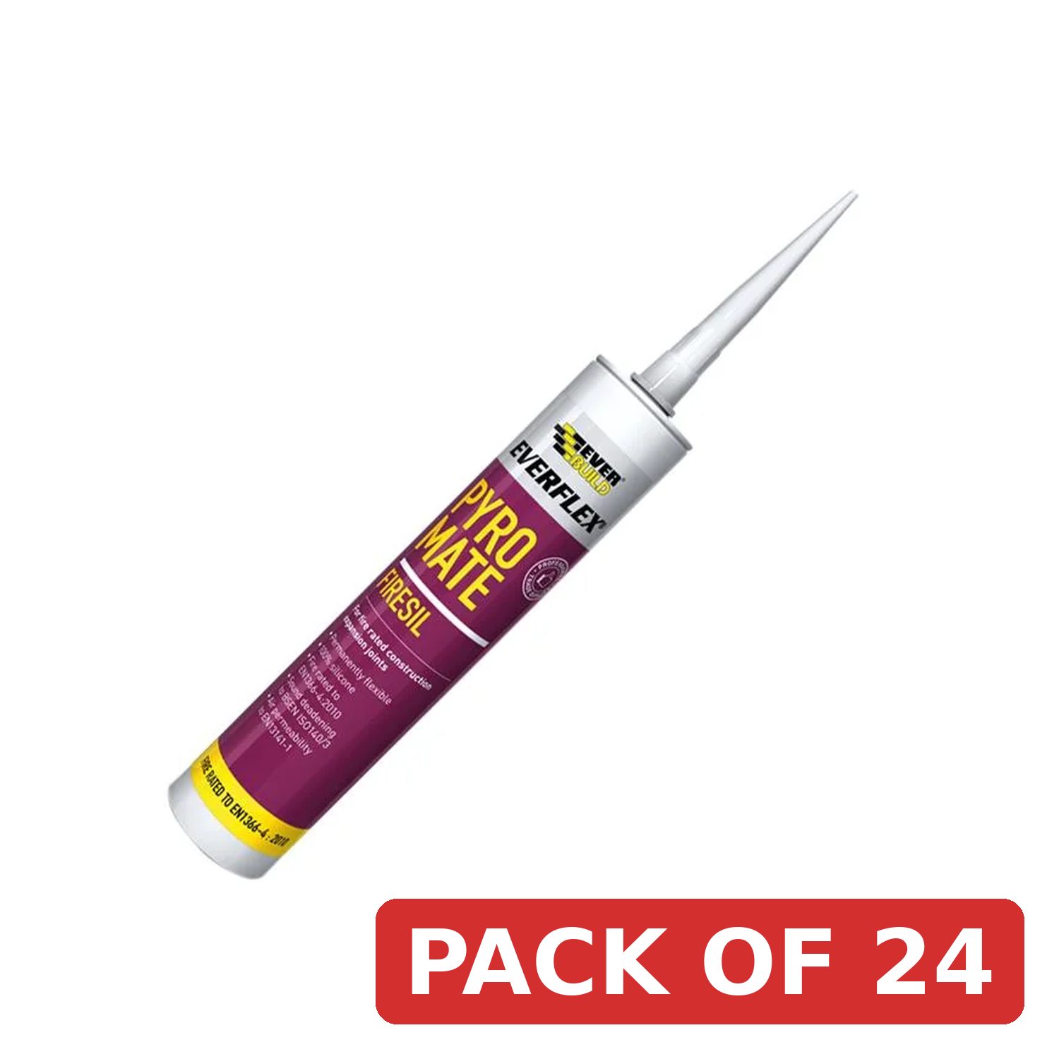 Everbuild Sika Pyro Mate Firesil White 295ml - 486041
