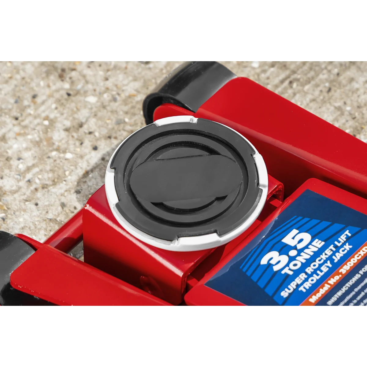 Sealey Trolley Jack 3.5 Tonne Model 3500CXD